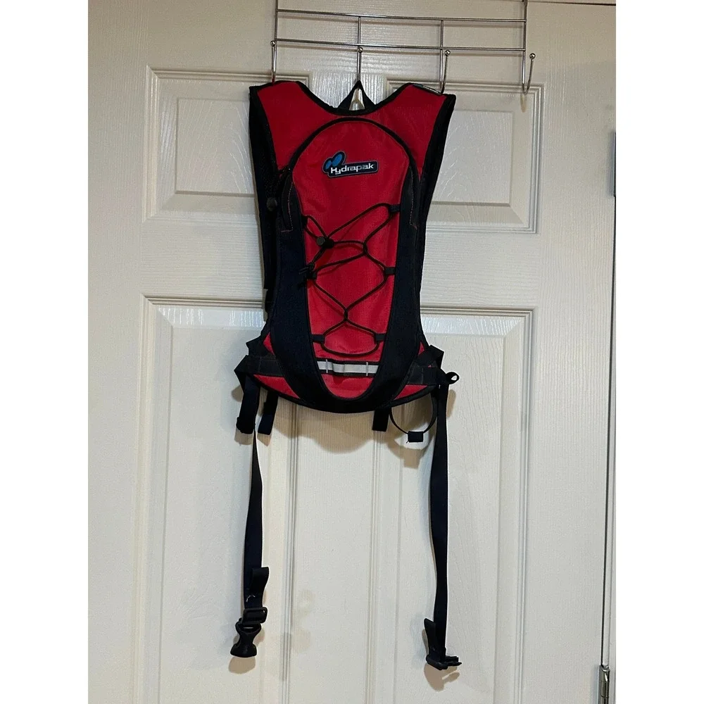 Hydrapak Hydration Pack Shell Red Black Cycling Running Hiking Backpack‎